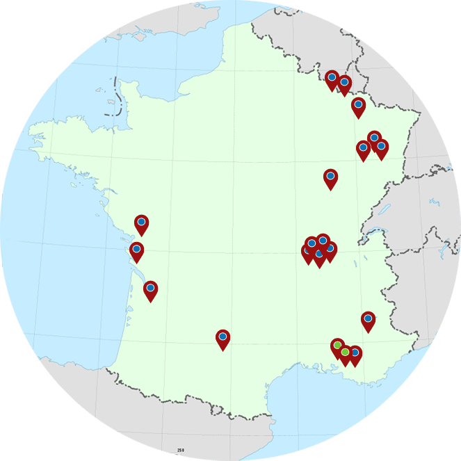 i-g-h.fr Carte de nos établissements