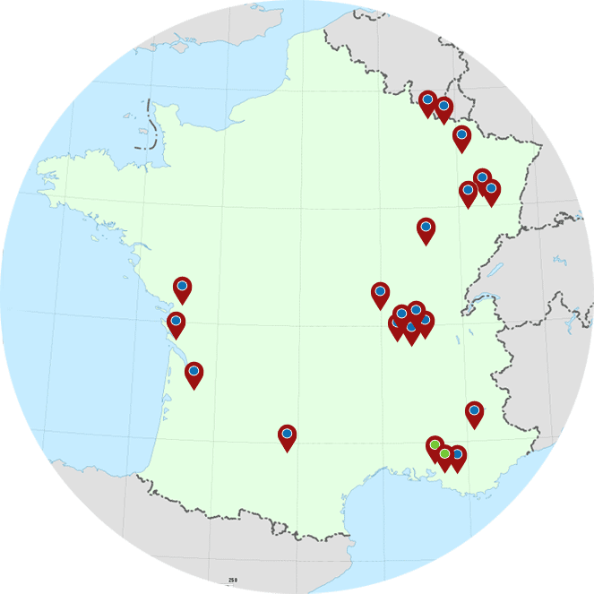 ehpadleparc.fr Carte de nos établissements